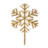 Jóla snjókorna kökutoppur